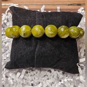 XiuYan Jade Stretch Bracelet_12 Mm